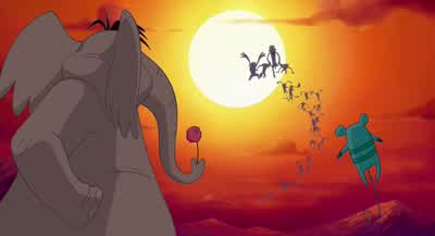 I wll make monkeys of these monkeys - Horton Hears a Who!