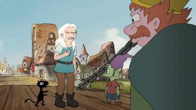 I'll never throw a giant awesome party
while you're away again. - Disenchantment