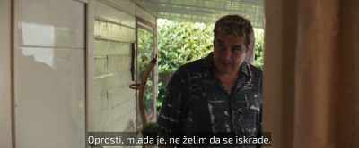 - I'll put her in the bedroom.
- [dog barks] - Ferry