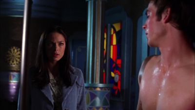 I'll put some clothes on,
clean up this mess. - Smallville