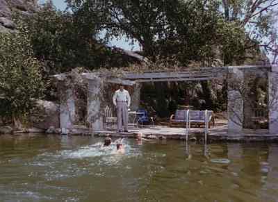 I'll race you across. - Leave Her to Heaven