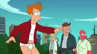 I'll save you, pants! - Futurama