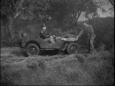 I'll scout a bit, sir, for
a way across the gully. - Francis Joins the WACS