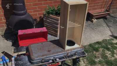 I'll silicon the smoke
box down to the fire box, - Escape to the Chateau: Make Do & Mend