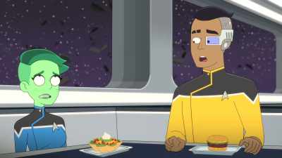 I'll spin out into
the void of space - Star Trek: Lower Decks