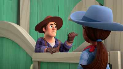 I'll stay here and keep my eye
on our sick dipsy-dinos. - Dino Ranch