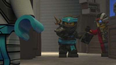 -I'll take that!
-Hey! - Ninjago: Masters of Spinjitzu
