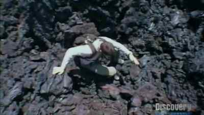 I'll take the shoes
and see if I can use half - Man vs. Wild
