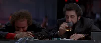I'll tell you somethingCar rental guys don't get killed that much - Carlito's Way