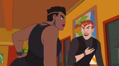 I'll turn invisible and pull
out the unsuspecting driver. - Marvel Rising: Playing with Fire