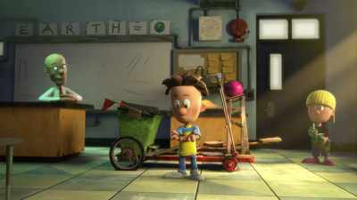 I'll use crickets as bait
and our class lizard Sheila - Big Nate
