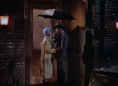 Good night Don Take care of that throatYou're a big singing star now rememberThis California dew is just a little heavier than usualReallyFrom where I stand the sun is shining all over the placeI'm singin' in the rainjust singin' in the rainwhat a - Singin' in the Rain