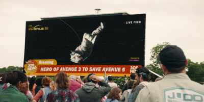 - I'll walk him home.   - Is there one? - Avenue 5