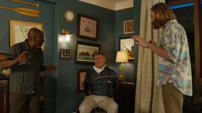 - I'm a general contractor.
- Hey, you're after the scrolls? - Lodge 49