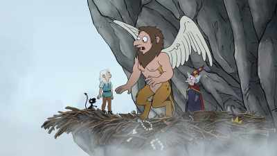 I'm a griffin.
Half-man, half-bird, half-lion. - Disenchantment
