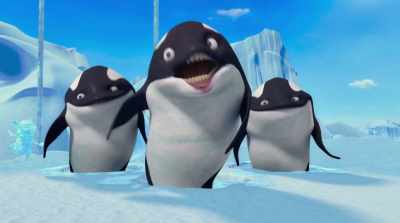 ♪ I'm a little teapot
Short and stout ♪ - Norm of the North: Family Vacation
