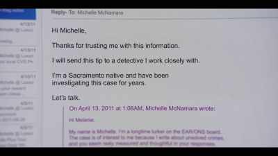 I'm a Sacramento native - I'll Be Gone in the Dark