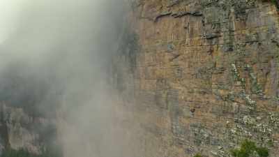 I'm about to head into the unknown here.
We're a bit in a cloud, - Explorer: The Last Tepui
