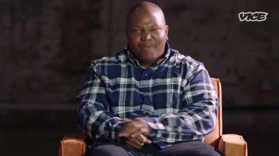 "I'm about to shoot him.
Everybody move." - I Was a Teenage Felon