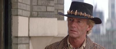 I'm about to throw myself off this building - Crocodile Dundee II