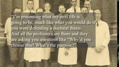 >> I'm actually presenting what
my next life is going to be, - Hacking the Afterlife