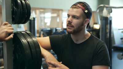 I'm actually the heel.
I play more off - - The Wrestlers