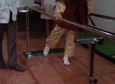 I'm afraid your accommodations will not be
as luxurious as they were at the villa... - The Six Million Dollar Man