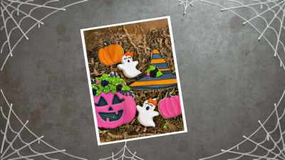 I'm all about the cute whimsy. - Halloween Cookie Challenge