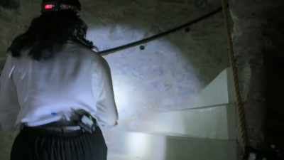 I'm almost shaking as we head back
upstairs to the room - Spooked Scotland