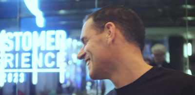 I'm always laughing.
He just lighten the mood - Quintessentially Irish