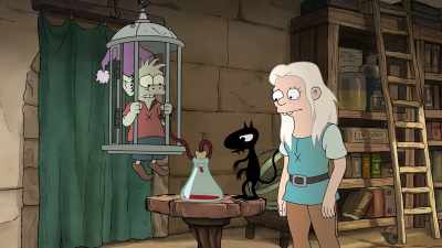 I'm an optimist.
I say the flask is half-full. - Disenchantment