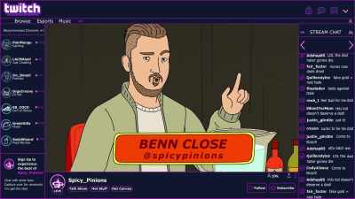 I'm Benn Close,
and this is Spicy 'Pinions, - Fairfax