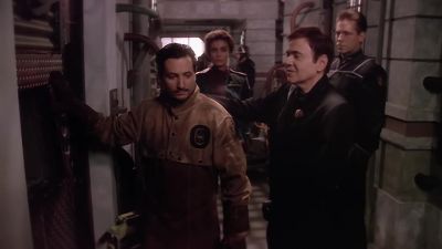 I'm blocking them.
You can go back to work. It's safe. - Babylon 5