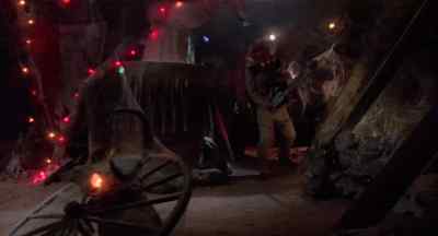 I'm bringin' it down!
Down to hell! - The Texas Chainsaw Massacre 2