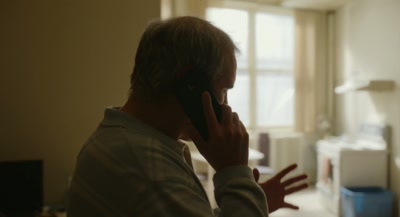 - I'm calling because my keys were...
- No solicitors! - Beau Is Afraid