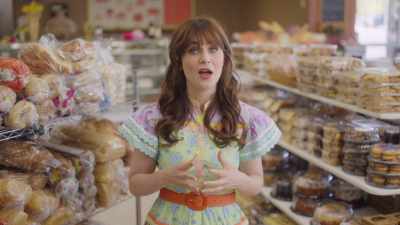 I'm chemically dependent
on bagels.
What can I do? - What Am I Eating? With Zooey Deschanel