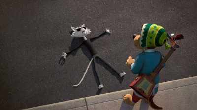 I'm completely paralyzed, Ozzy!
Except for my mouth. - Rock Dog