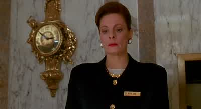 I'm confusedI'm traveling with my dad He's on business He's at a meetingI hate meetings plus I'm not allowed to go inI can only sit in the lobby That's boring So my dad dropped me off hereHe gave me his credit card and said whoever was checking people - Home Alone 2: Lost in New York