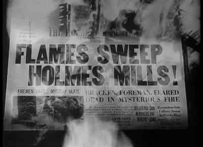 I'm convinced that this fire
was deliberately set. - The Talk of the Town