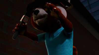 I'm doing a live report
on the alien invasion. - Panda vs. Aliens