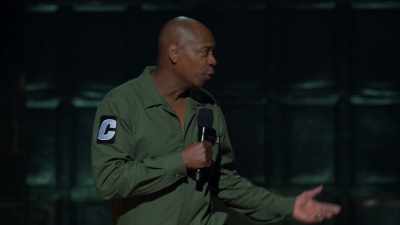 I'm doing a show somewhere,
and I'm on stage, - Dave Chappelle: Sticks & Stones