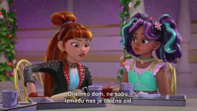 I'm your dorm mate.
As in there's usually a wall between us. - Unicorn Academy