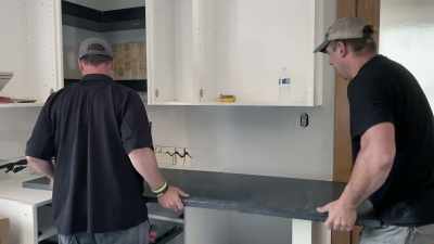 I'm so excited to see
this kitchen coming together. - Down Home Fab