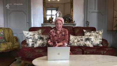 I'm feeling so excited
for her, as she's putting - Escape to the Chateau: Make Do & Mend