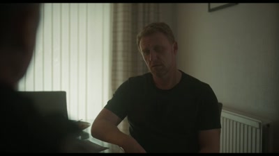 -I'm fine here.
-Sit down, Chris, please. - Six Four