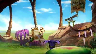 -I'm fine!
-(Laughter) Again! Again! - Gigantosaurus
