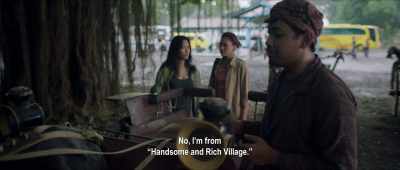 I'm from "Handsome and Rich Village." - Impetigore