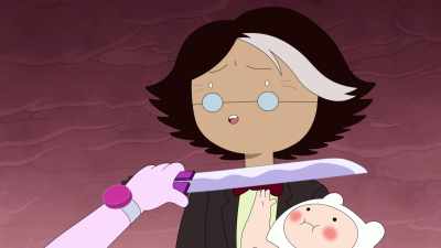 I'm from another world
with another Marcy. - Adventure Time: Fionna & Cake