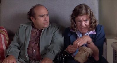 I'm getting the hell outta here - Throw Momma from the Train