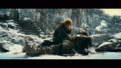 I'm glad you are hereShh shh UnhI wish to part from you in friendshipYou are not going anywhereYou're going to liveI would take backMy words and my deeds at the gateYou did what only a true friend would doForgive meI was too blind to see it - The Hobbit: The Battle of the Five Armies